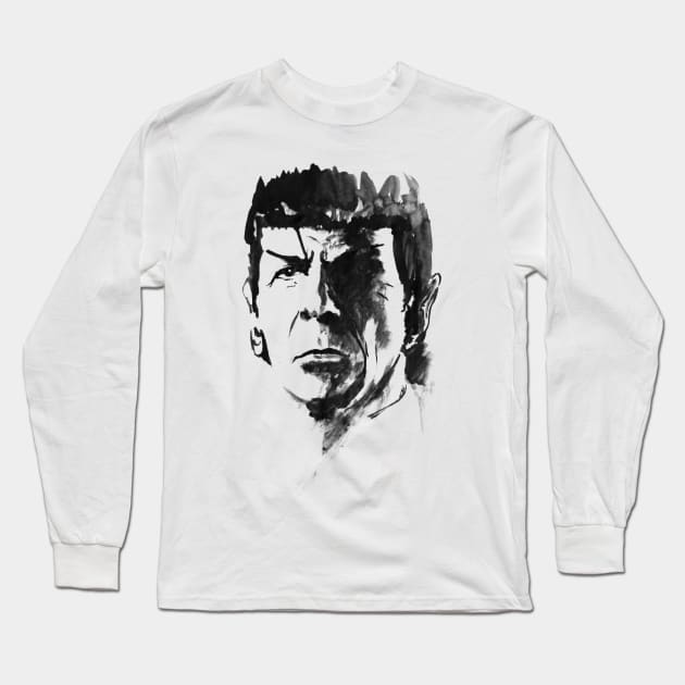 spock Long Sleeve T-Shirt by pechane